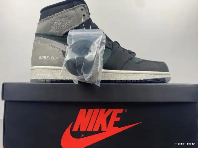 Rep Onekick Element Jordan High Gore-Tex DB2889-001 Retro 1 Grey Particle Black 0406